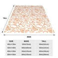 thumbnail image 3 of Balery Simple Fruit Manta de Felpa Suave y Acogedora – Cobija de Franela Aterciopelada para Cama, Lavable y Cálida para Sofá, Mascotas, Transpirable-80"x60", 3 of 7