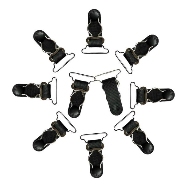 Tachiuwa 20 Pieces Black Women Garter Belt Straps Replacement Suspenders  Grip 20/26mm - Walmart.ca