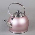 thumbnail image 2 of Creative Home Royal-Tea 1.0 Qt. Stainless Steel Tea Kettle W/Filter & Folding Handle-Rose Gold, 2 of 6