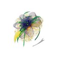 thumbnail image 1 of Sonducket Tocado Vintage para mujer, velo de estilo Retro, accesorios para peinados, tocado de flores para boda, fiesta, Iglesia Ropa, zapatos y accesorios Miscelánea amarillo violeta verde, 1 of 6