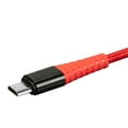 thumbnail image 3 of Monoprice USB 2.0 Micro B to Type A Charge & Sync Cable - 3 Feet - Red | Nylon-Braid, Durable, - AtlasFlex Series, 3 of 6