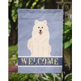 thumbnail image 3 of Carolines Treasures BB5611GF Samoyed Welcome Garden Size Flag, 3 of 3