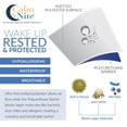 thumbnail image 2 of CALM NITE King Size Mattress Pad Protector - Waterproof & Hypoallergenic Cover, Vinyl Free Topper - Machine Washable, 2 of 5