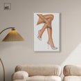 thumbnail image 3 of Chain Reaction Chic Canvas Print Fashion Art Prints by Art Remedy, Silver Frame, 24 x 36, 3 of 7