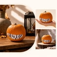 thumbnail image 6 of YAMB Halloween Pumpkin Teeth Decor Kit, Mini Fangs and Flat Teeth, Reusable Pin-In Design, For Pumpkin Carving and Party Craft, 1.6 Inch, 6 of 7