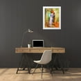 thumbnail image 3 of Chestier, Eric 15x18 White Modern Wood Framed Museum Art Print Titled - Hayezs Kiss 2.0, 3 of 4