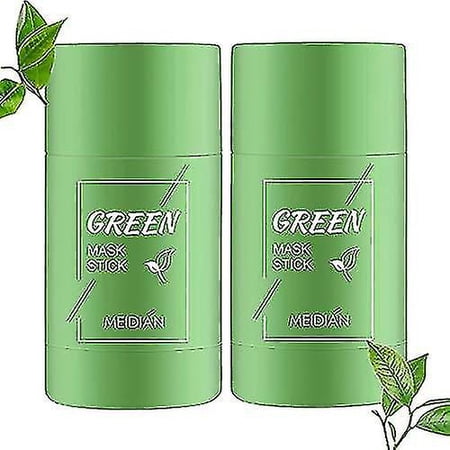 2pcs Green Mask Stick, Green Tea Cleansing Mask Stick Deep Cleansing
