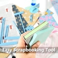 thumbnail image 3 of 6 Herramientas Fáciles de Encuadernación para Scrapbooking Principiantes. Incluye Plantillas y Guía Corte Convertirlas en Cuadernos Azules., 3 of 6