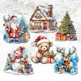 thumbnail image 5 of Christmas Is Here Decorative Wooden Clip-on Ornaments Set of 6 by G. Debrekht - Christmas Decor - 8090028C-S6, 5 of 11