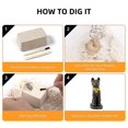 thumbnail image 4 of Byncceh Kids Diy Archaeological Excavation Egyptian Antique Dig Up Kit Educational Toy Set Creative Gift Kids Digging Kit, 4 of 5