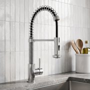 VIGO Edison Single Handle Pull-Down Sprayer Kitchen Faucet in Chrome