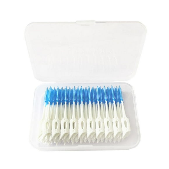 Limpiadores de con cepillo inter de silicona 160x con CM shamjiam Flosser dental