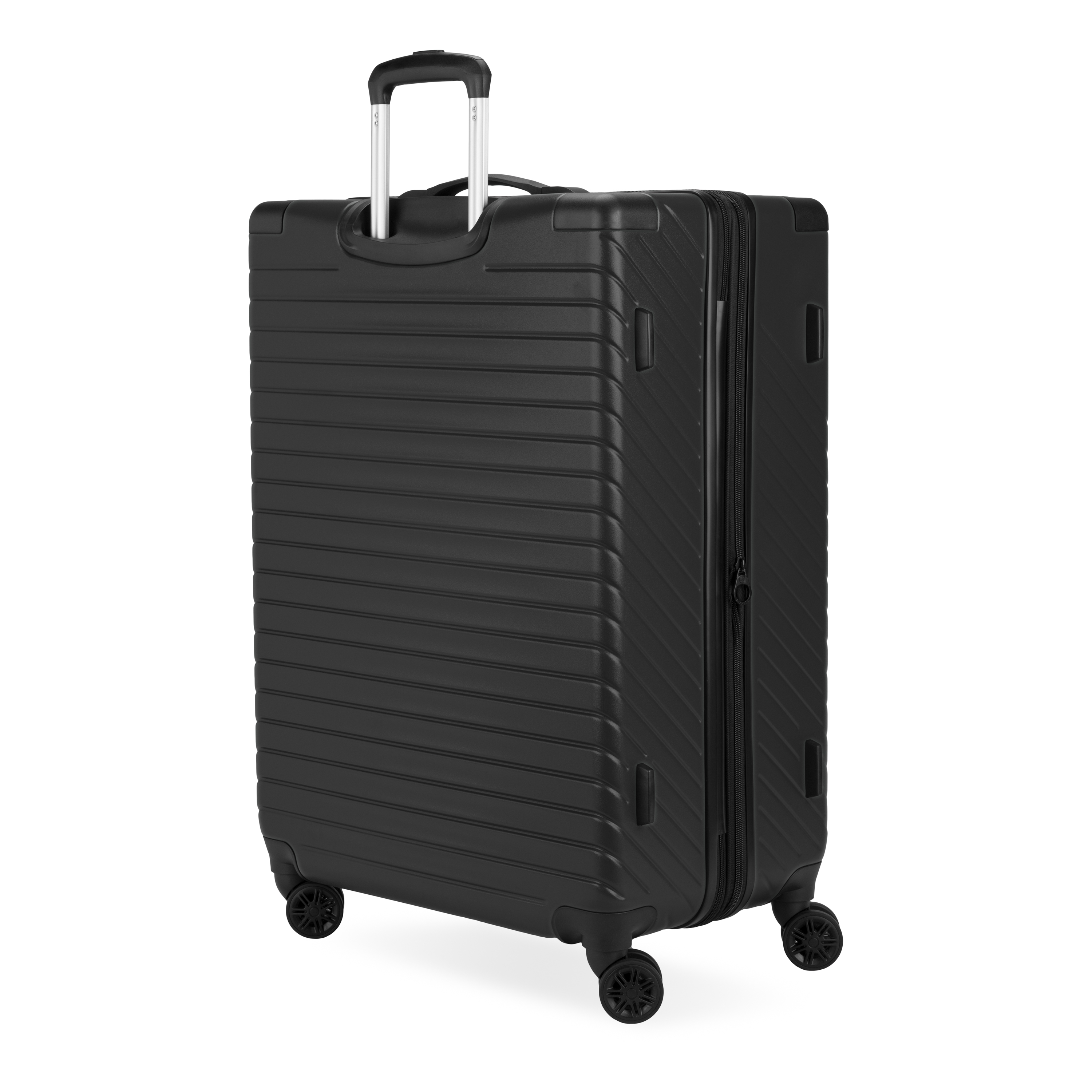 SWISSGEAR Edge Hardside Large Checked Spinner, Black