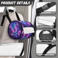 thumbnail image 6 of ZIATUBLE Galaxy Butterfly Camping Paper Storage Bag Floral Paper Towel Dispenser Easy to Clean Paper Towel Holder with Smooth Zipper Paper Towel Storage Organizer Home Decor, 6 of 7
