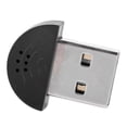 thumbnail image 1 of Ccdes Portable USB Mini Studio Speech Microphone Recording Audio MIC Adapter For Computer PC, Super Mini USB 2.0 Microphone MIC Audio Adapter Driver Free for MSN PC Notebook, Super Mini USB 2.0 Plug M, 1 of 8