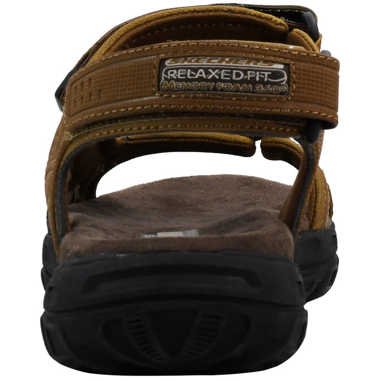 Skechers Mens Size 7 Brown Sport Sandals Relaxed Fit Memory Foam  Garver Louden Men main image 2