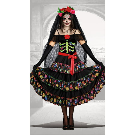 Dreamgirl Women's Lady of the Dead Costume