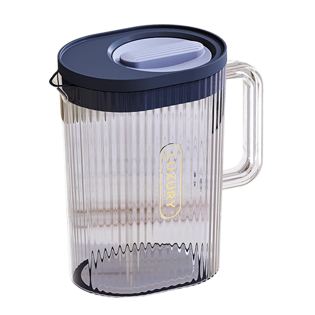 Jarra de agua grande perfecl Hervidor Contenedor de 70 con tapa y asa Azul