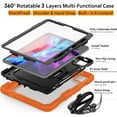 thumbnail image 3 of iPad Air 4th 5th Gen 2020 2022 10.9 inch Case A2588 A2589 A2591 MM9D3LL/A A2316 MME23LL/A MM9E3LL/A MM9C3LL/A MM9F3LL/A MYFQ2LL/A MYFM2LL/A MYFR2LL/A MYFP2LL/A MM9N3LL/A MYFN2LL/A MYHC2LL/A - Orange, 3 of 6