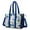 Blue Football Game, variant on Teacher Tote Bag,Black Baseballs and Hearts Pattern Teacher Utility Tote Bag,Large Work Tote Bags for Women with Multiple Pockets,Top Zipper Closure,13.8x10.6x6.7 Inch