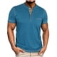 thumbnail image 2 of Tops para hombre, blusas y camisas de manga corta con cuello redondo para hombre, blusas casuales de moda para hombre, blusas de manga corta con cuello redondo de color liso, blusa de poliéster para h, 2 of 7