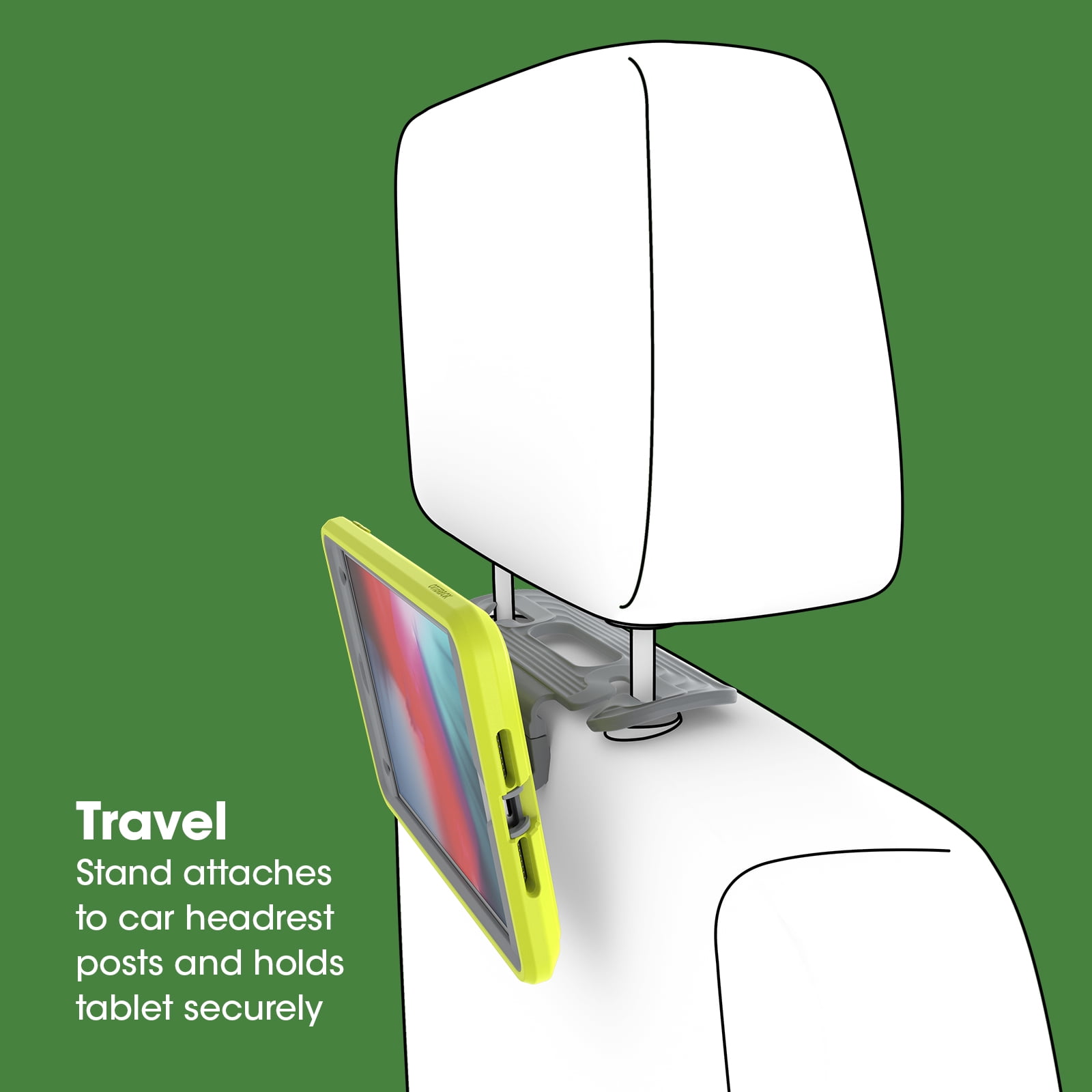 OtterBox Kids EasyGrab Tablet Case for Apple iPad 9th Gen, 8th Gen, and 7th Gen - Martian