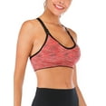 thumbnail image 3 of FANNYC Seamless Sports Bra Wirefree Yoga Bra with Removable Pads Yoga Gym Activity Everyday Wear for Women, 3 of 5