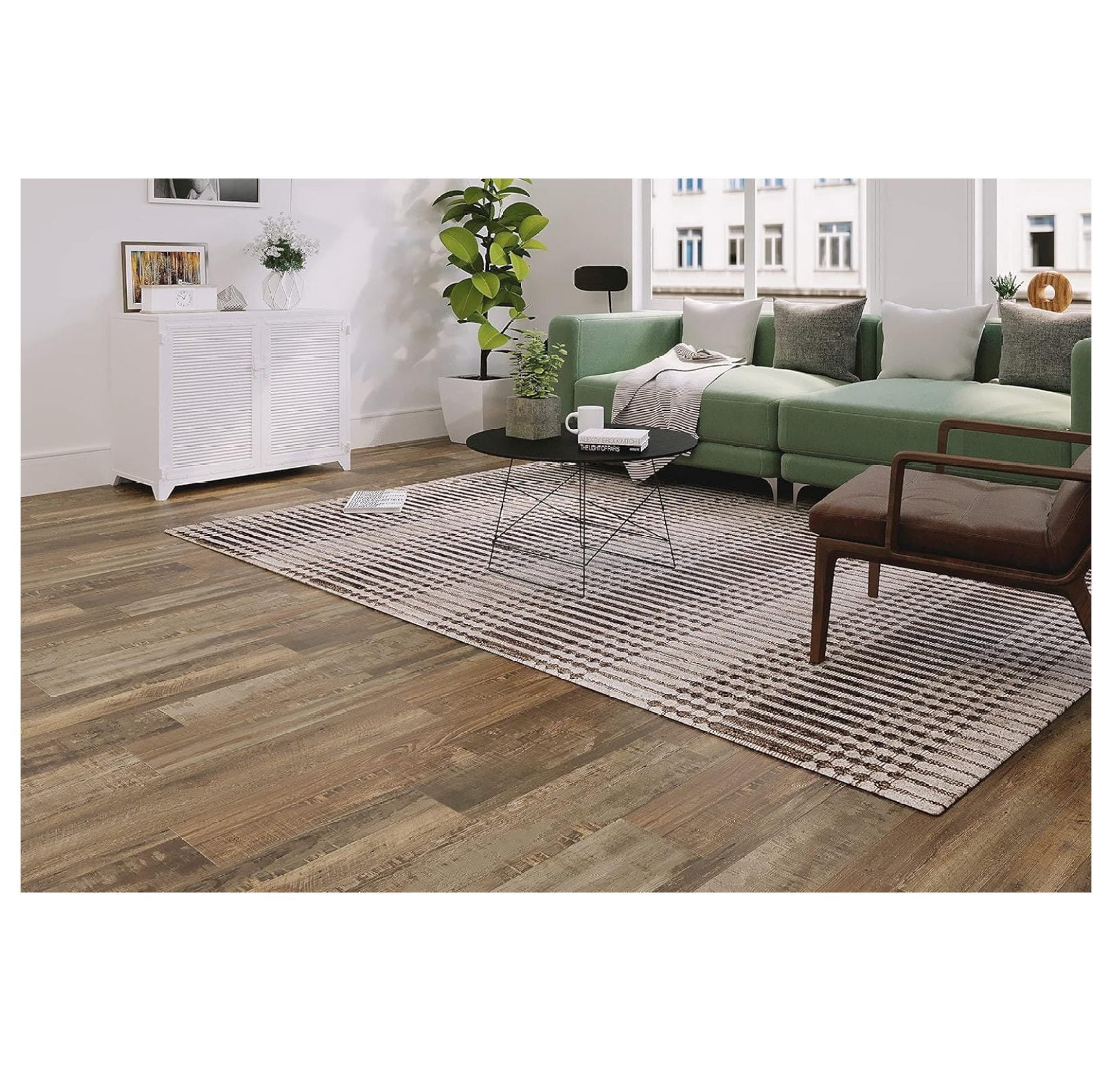 Builder's Choice 7.12 in. W X in. L Redefined Pine Vinyl Plank Flooring 23.77 sq ft