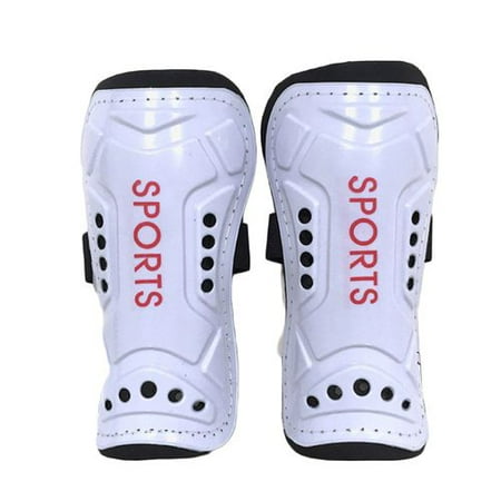 Boys Soccer Equipment Fancyleo Youth Soccer Shin Guards, Lightweight and Breathable Child Calf Protective Gear Soccer Equipment for Boys Girls Children Teenagers ()