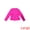 Hot Pink, variant on Women's Peplum Hem Button Down Collarless Jean Jacket M Blue
