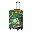 thumbnail image 2 of Easygdp Vegan Print Elastic and Washable Suitcase Protective Cover with Hidden Zipper Fits 18-32 inch Luggage -X-Large, 2 of 9