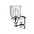 thumbnail image 3 of 916-1W-PC-G54 Innovations Lighting Bell - 1 Light Wall Sconce In Industrial Style-12 Inches Tall and 5 Inches Wide-Polished Chrome Finish-Seedy Glass, 3 of 3