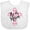 AA-White, variant on Inktastic He is Risen Pink Plaid Cross Boys or Girls Baby Bib