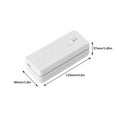thumbnail image 3 of Mini Hand Pressure Food Bag Sealer | Portable Snack Freshness Preserver Sealing Machine | 1300mAh Rechargeable Battery | Blade | Magnetic Storage | 10cm Seal Size | 11x3.7x4cm | 1 Pack, 3 of 6