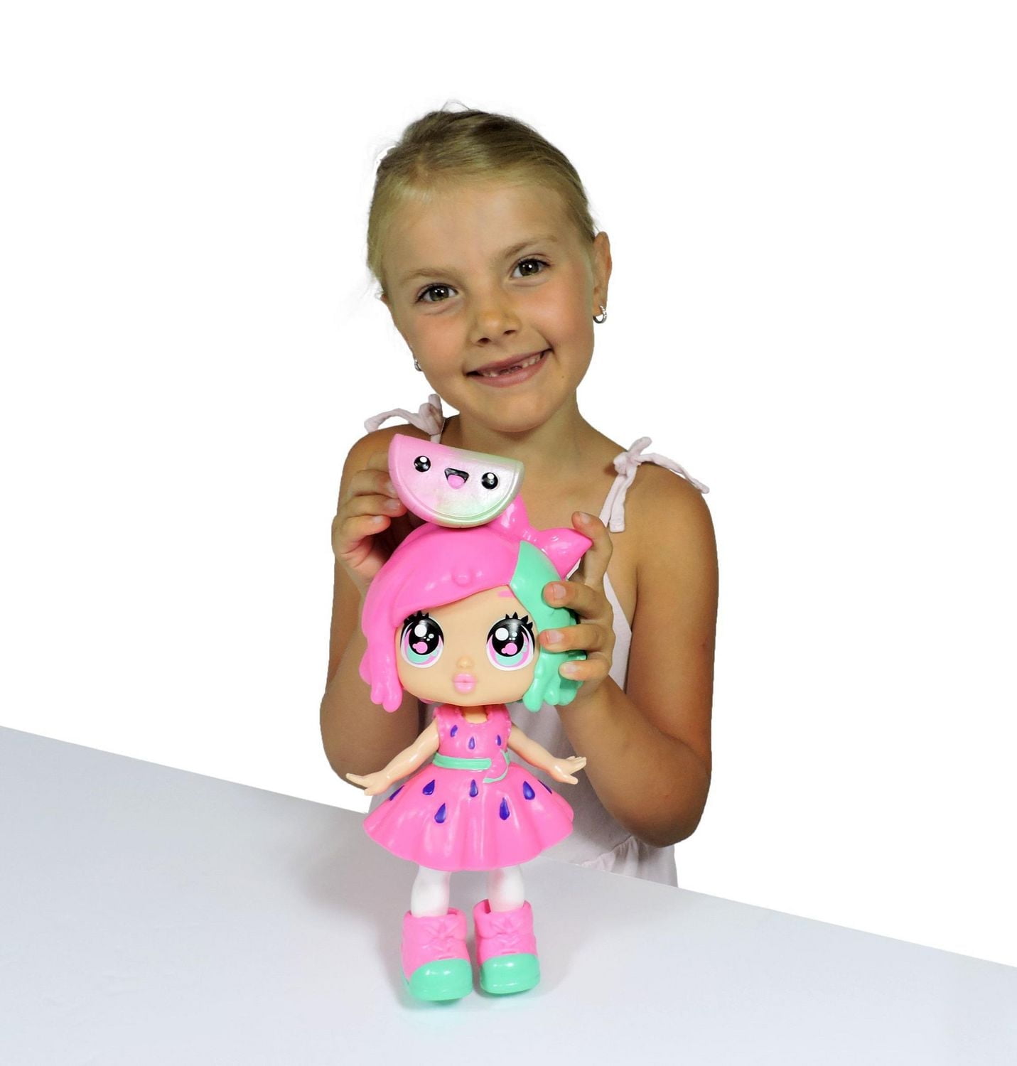 Bubble Trouble - Watermelon Slice Doll with Squishy Sidekick