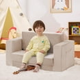 thumbnail image 2 of Sofá Infantil Zorvoxz 2 en 1 Sillón para Niños de 1 a 3 Años con Suave Forro de Felpa, 2 of 8