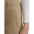 thumbnail image 4 of Time and Tru Women's Woven Capri Pants, Sizes 0-22, 4 of 5