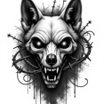 thumbnail image 3 of 3D Waterproof Skull Tattoo Sticker Gothic Skeleton Realistic Temporary Tattoos for Men Women, 3 of 4