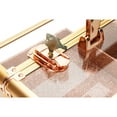 thumbnail image 3 of VER Beauty Hard Makeup Case, 4-Tier Nail Tech Travel Case, Rose Gold, 3 of 7