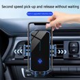 thumbnail image 4 of Bouanq Smart Electronics Wireless Car Charger Mount For Car Vent 15W Qi Fast Charging Auto- Clamping Car Hands Phone Holder Mount For Smartphone Compatible With IOS & Android, 4 of 7