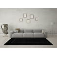 thumbnail image 3 of Ahgly Company Indoor Round Abstract Gray Modern Area Rugs, 3' Round, 3 of 4