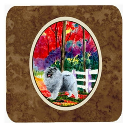 

Keeshond Foam Coasters - Set Of 4 3.5 x 3.5 In.