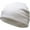 White, variant on Khaki Thermal Cotton Beanie Skull Cap Winter Ski Hat Cuffed Solid Warm