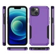 thumbnail image 2 of for iPhone 14 Plus Case, Phone Case Heavy Duty 2 in 1 Full Body Rugged Shockproof Hybrid Hard PC Soft TPU Bumper Drop Protective Girls Women Boy Men Covers for iPhone 14 Plus, Purple+Black, 2 of 8
