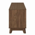 thumbnail image 5 of CorLiving Hollywood Mid-Century Modern Brown Engineered Wood TV Stand with Drawers for Most TVs up to 85": Large Media Console, TV Stand for Living Room, Contemporary TV Console Cabinet, 5 of 5
