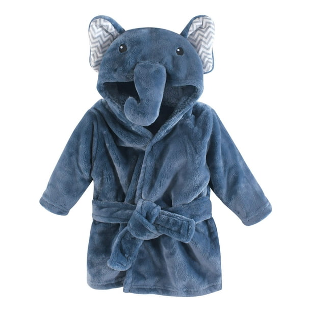 Little Treasures - Elephant Plush Bathrobe (Baby Boys or Baby Girls ...