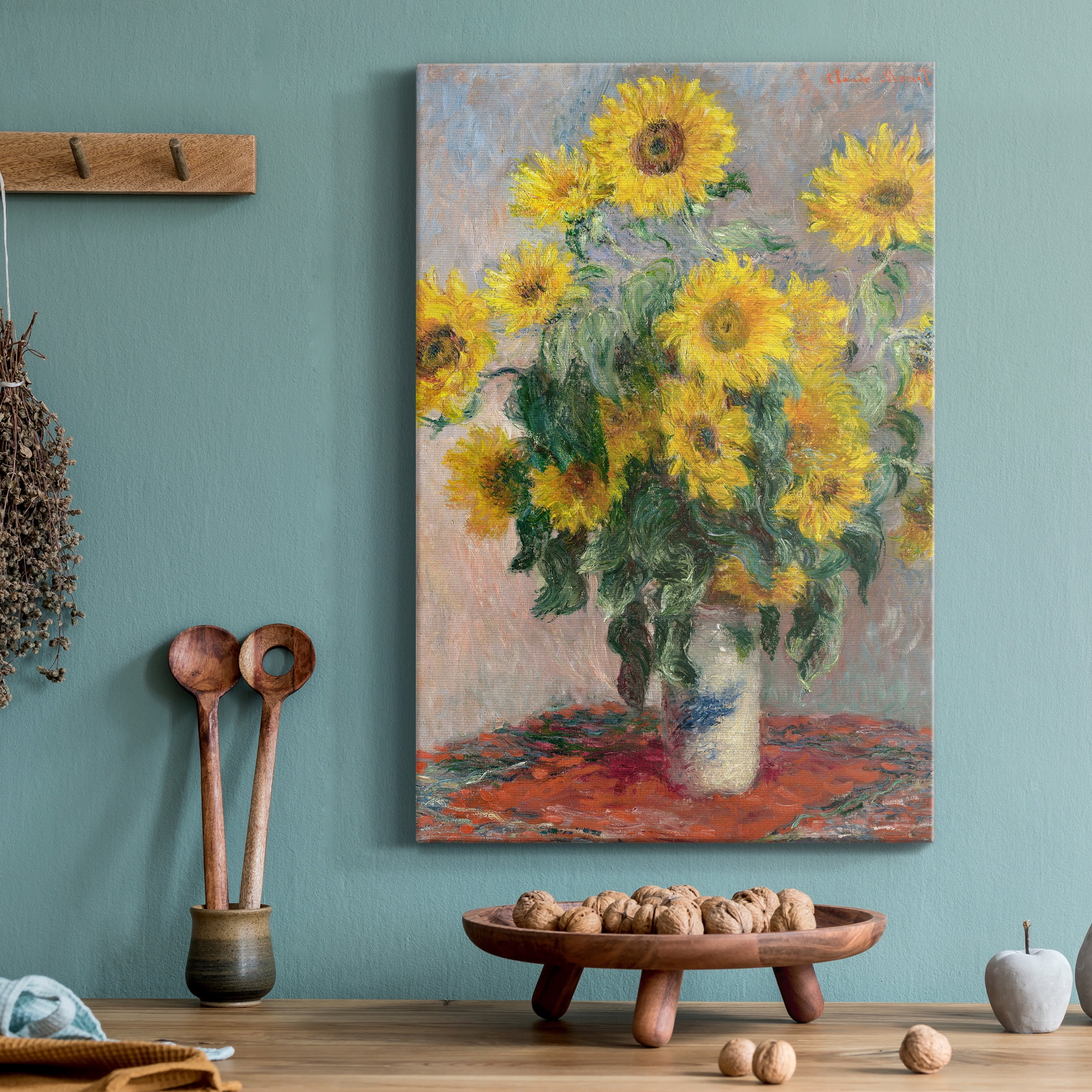 Bouquet of Sunflowers Premium Gallery Wrapped Canvas - Ready to Hang - 32 x 48