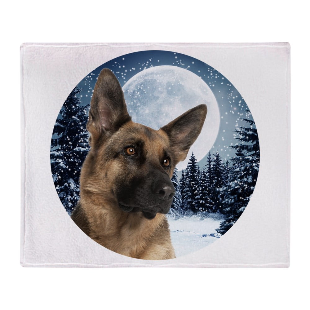 CafePress German Shepherd Soft Fleece Throw Blanket, 50"x60