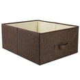 thumbnail image 1 of Storage Basket Linen Foldable Washable Clothes Storage Cube Storage Organizer, 1 of 10