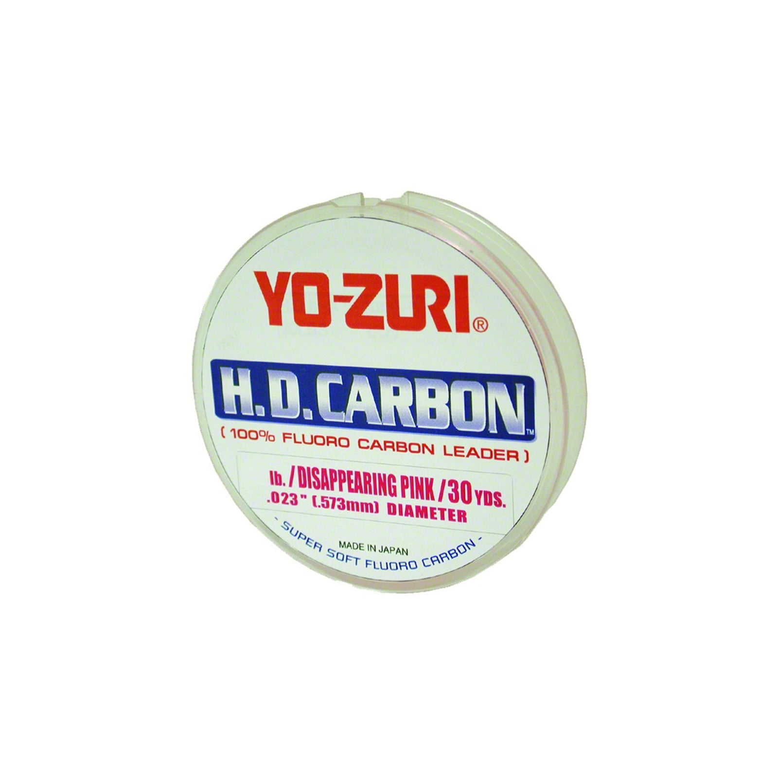 Yo-Zuri HD Carbon Disappearing Pink 30 Yards Fluorocarbon Leader 12 Pound for sale online 
